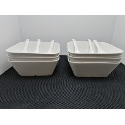 Bowls & Porcelein Spoon Serving Set (12Pcs)