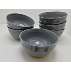Bowls Grey Stripped-6pcs