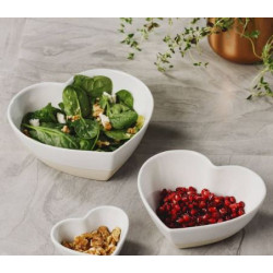 Bowls Large Heart Shaped (6pcs)