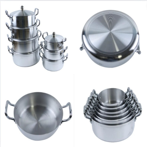 Diamond Silver Pots-14pcs