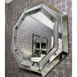 Hexagon Décor Wall Mirror 45x45cm