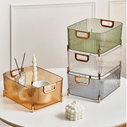 Acrylic Storage Box with Handle-21cm