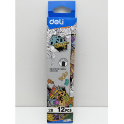 DELI - 2B Graphite Pencil - 12pcs