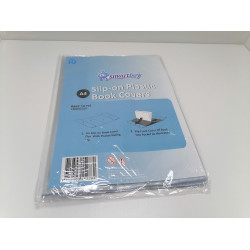 Book Covers - Plastic Slip- On (180 Micron) -10PCS